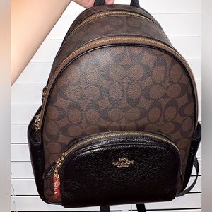 Coach Court Backpack In Signature Canvas